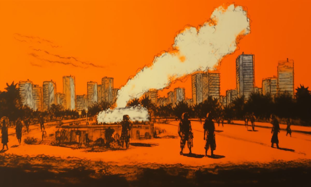 November 28, 2023 - Toxic gas putting millions at risk in Middle East, BBC finds

From: bbc.co.uk/news/science-e…

#MiddleEast #ToxicGas #ClimateChange #COP28 #EnvironmentalCrisis #UAE #GasFlaring #nft #nftart #nftartist #cryptoart #midjourney #midjourneyart #nft艺术 #AI绘画