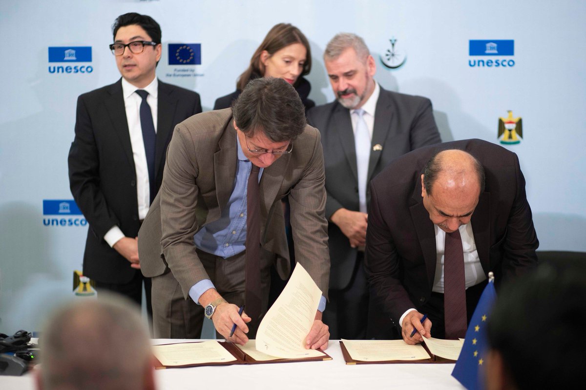 UNESCOIraq's tweet image. Press release

Iraq: UNESCO and the European Union extend their partnership for training and job creation in the cultural heritage sector

Read more: bitly.ws/33TNo