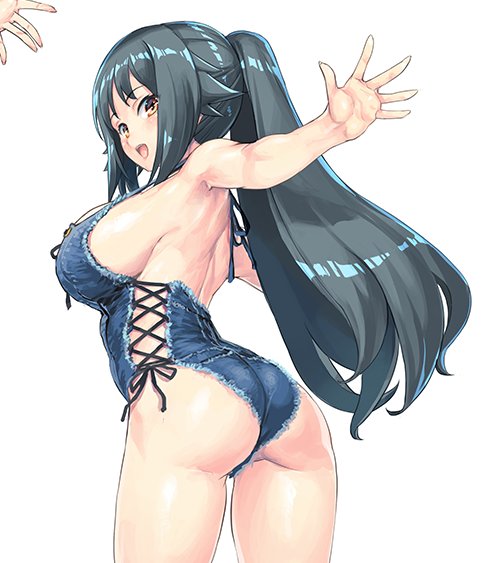 #いいおしりの日
最近(?)skebで描いた設定絵尻とか… 