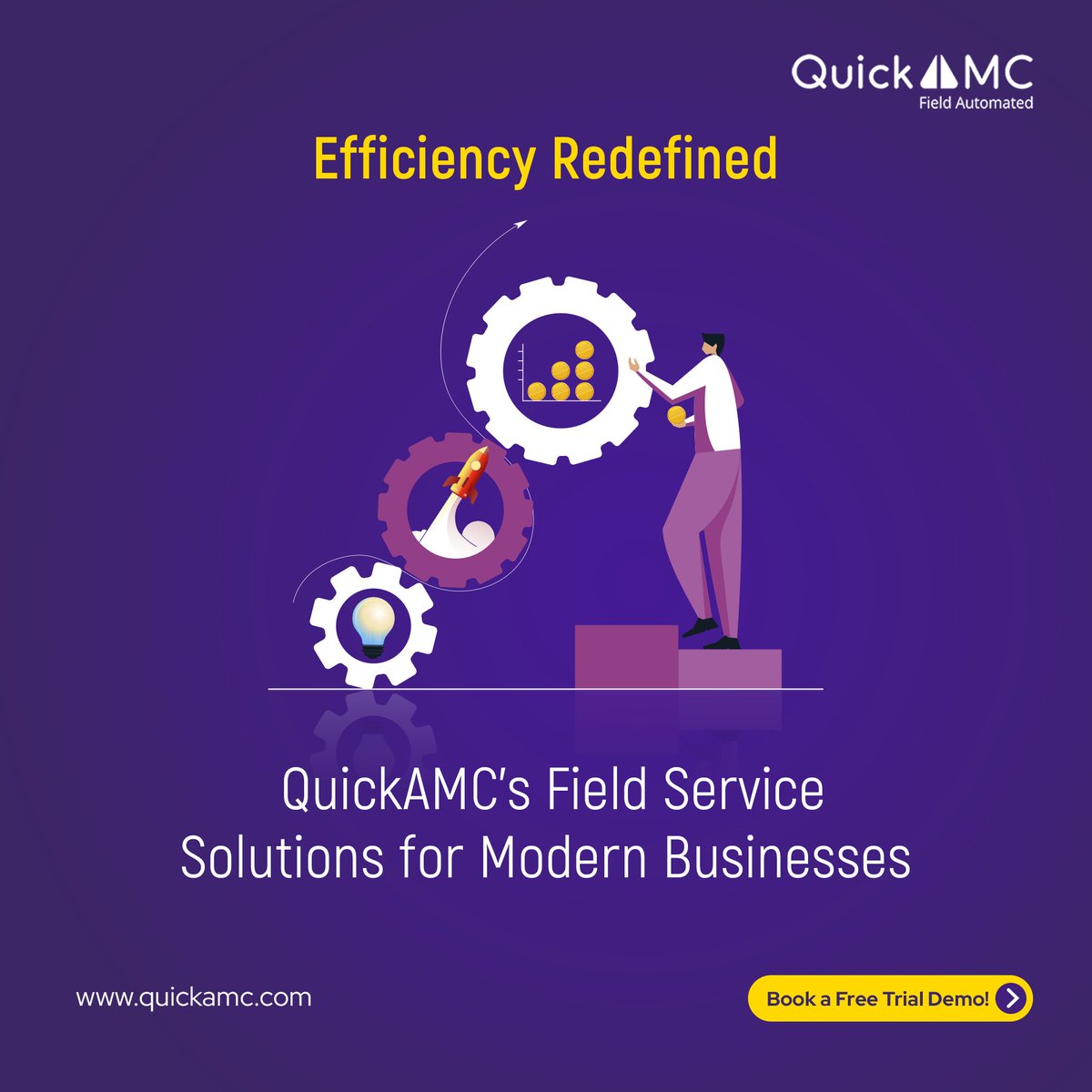 QuickAmc's tweet image. With QuickAMC, field service is automated and efficiency is redefined. Get in touch for a free trial demo and see how it can benefit your business! 

#quickamc #fieldservice #iot #customer #sales #success #management #engineer #fieldservicenews #techs #industry #technology