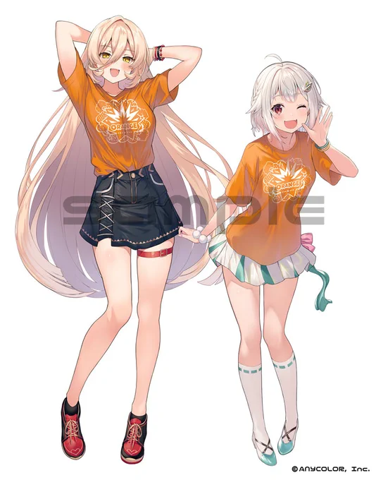 この度「にじさんじフェス2023」にて、ニュイ・ソシエール様、葉山舞鈴様のクラスTビジュアルを担当させていただきました!よろしくお願いします～! #にじフェス2023 