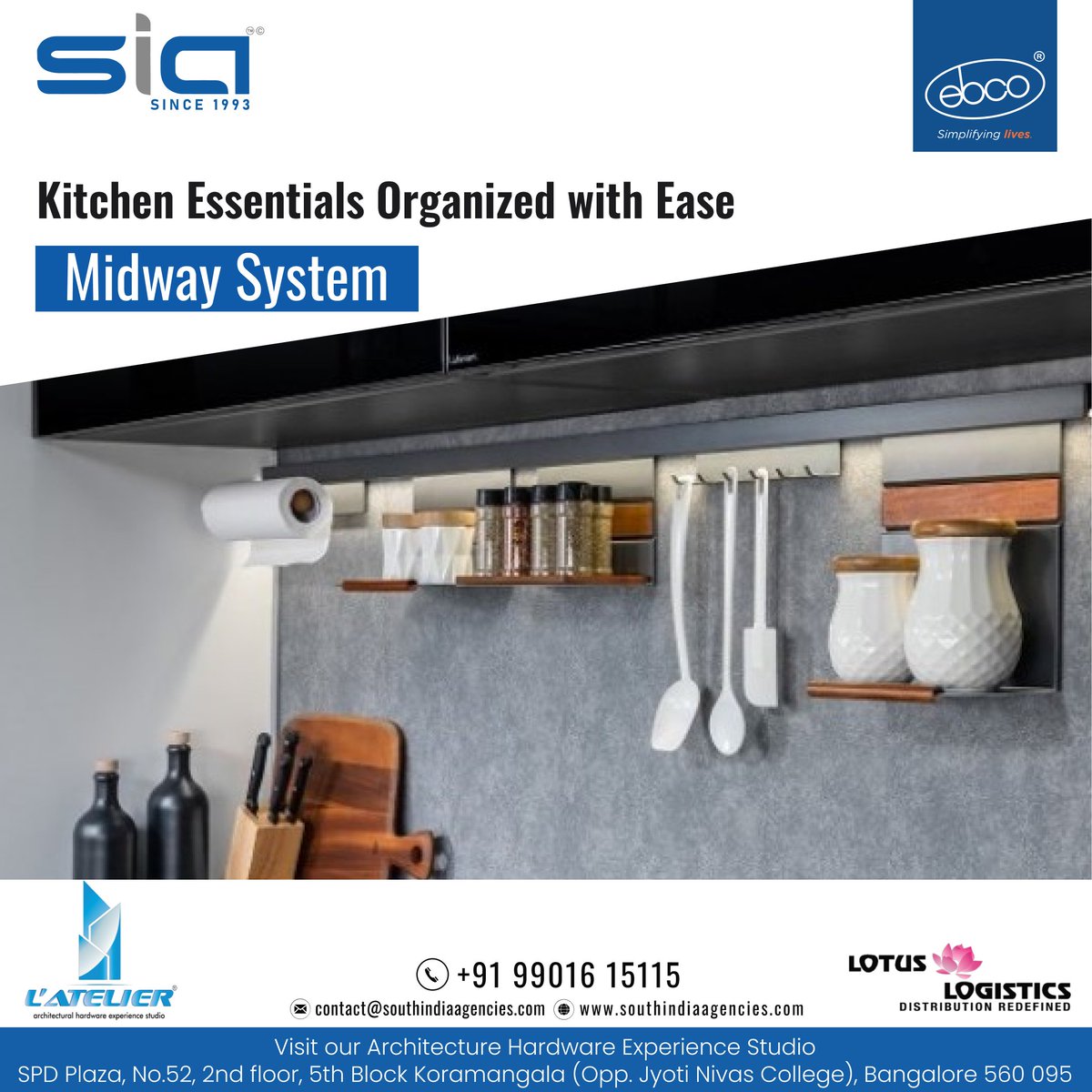 south_agencies's tweet image. A kitchen midway system by Ebco makes your kitchen neat and tidy. It attaches to shelves or racks and lets you add, remove, or move items easily.

#southindiaagencies #ebco #kitchenstyle #wall #home #midway #kitchendesign #stand #kitcheninterior #image #architecture #interior