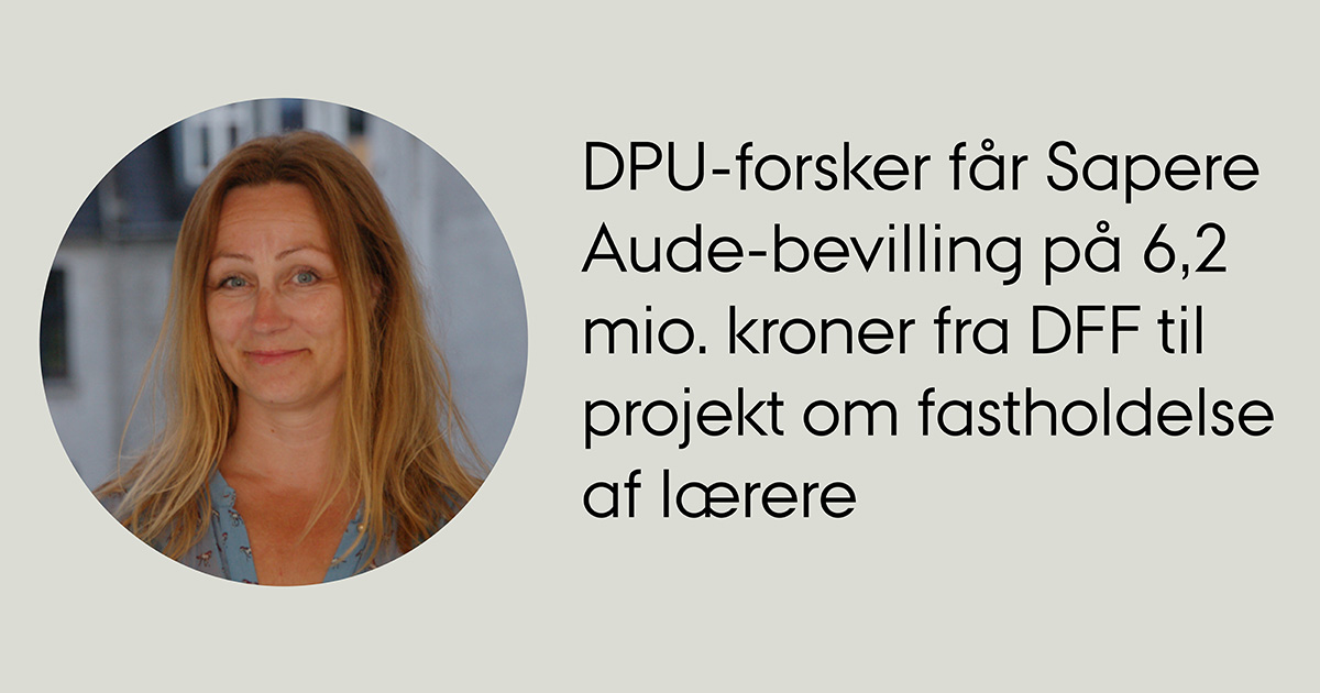 Det ikke nok at finde forklaringer på, hvorfor lærere forlader jobbet. Helle Plauborg fra DPU har netop modtaget en Sapere Aude-bevilling fra Danmarks Frie Forskningsfond på 6,2 mio. kroner til forskning i, hvad der får lærere til at blive i professionen. dpu.au.dk/om-dpu/nyheder…