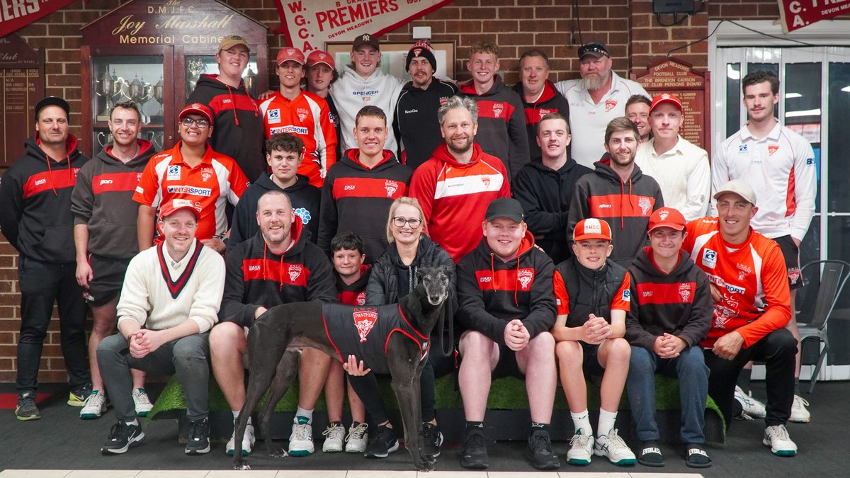 DMCCPanthers's tweet image. Ahead of Saturday night's Melbourne Cup at @sandowndogs, we thought we'd catch up with our old friend Aston Rupee!

The fastest greyhound ever over 515m, Aston Rupee took time away from his busy stud duties get a pat from our members!