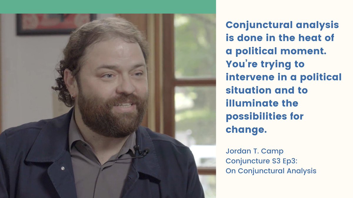 TrinitySocialJ1's tweet photo. What is conjunctural analysis? A good question. Listen to Jordan T. Camp and Christina Heatherton discuss Antonio Gramsci, Stuart Hall, conjunctural analysis, and political translation to comprehend the present in this new special episode of our podcast.
https://t.co/uG9zud7BXR https://t.co/sIXUpFaKg1