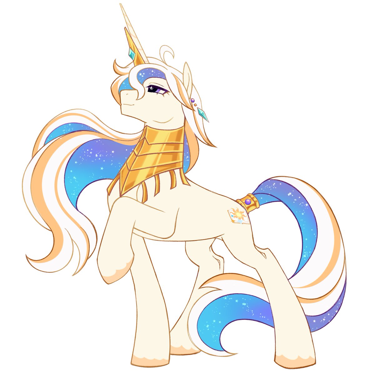I ended up doing this big boy, to distract myself from my duties! 
#mlpfim #NextGen