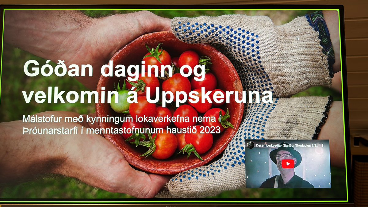 Nú er þessi veisla að byrja #menntaspjall #uppskeran23
