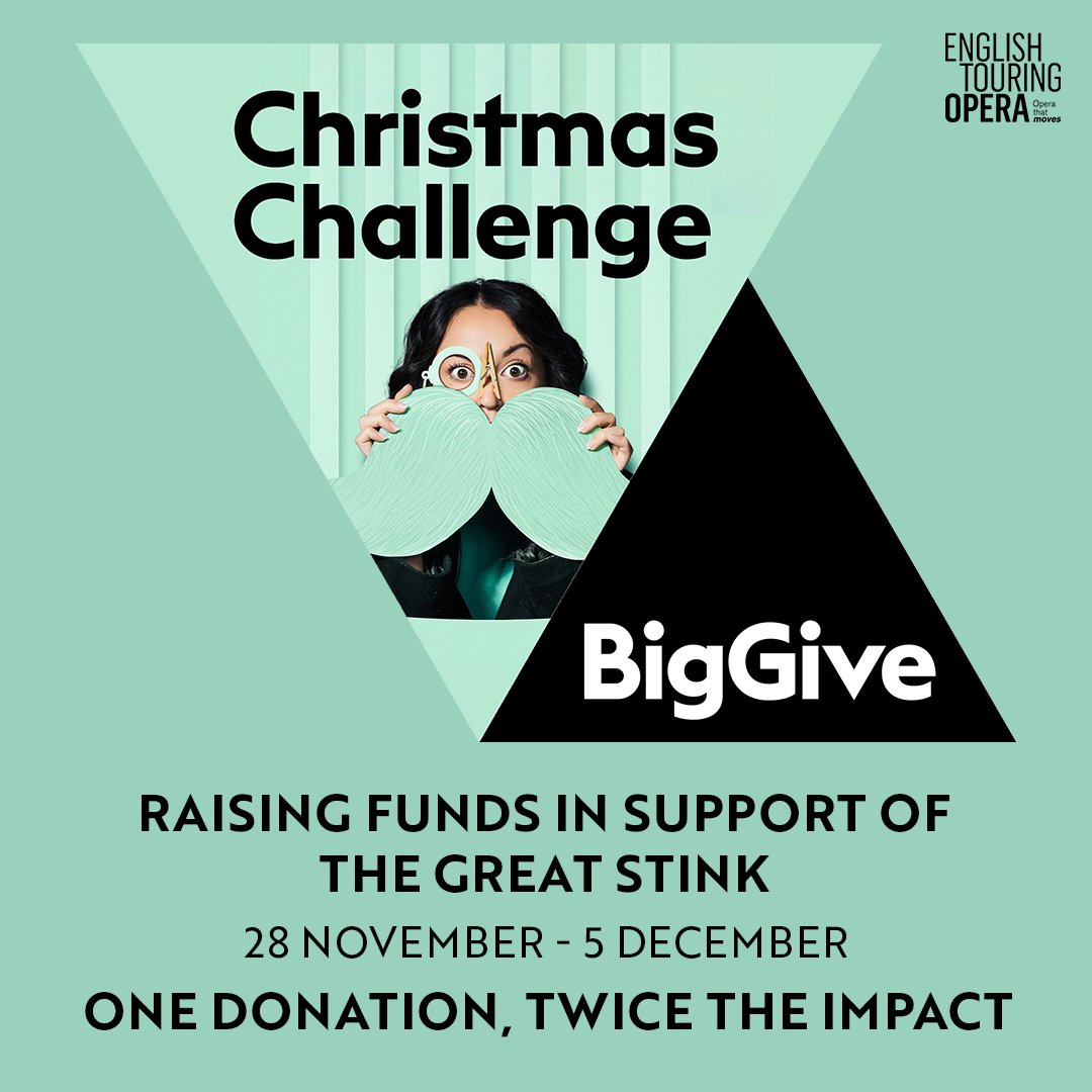 The Great Stink is a new opera for 7-11 year olds! We’re set to perform this interactive piece for more than 6000 children, but we need your help to make it happen💪

Donate to our #ChristmasChallenge campaign and your contribution will be DOUBLED🎉

donate.biggive.org/campaign/a0569…