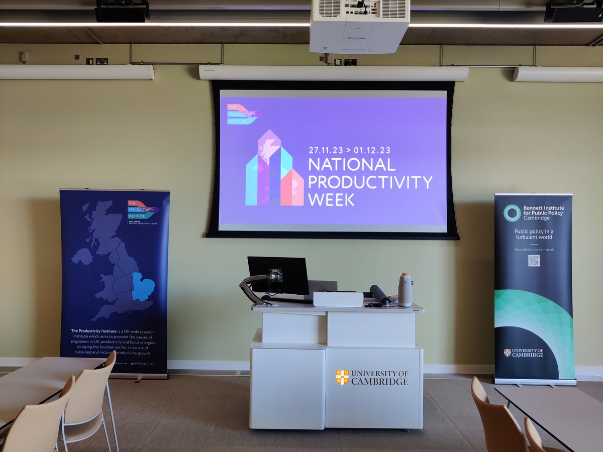 Getting ready for this afternoon's #ProductivityWeek session focusing on East Anglia.