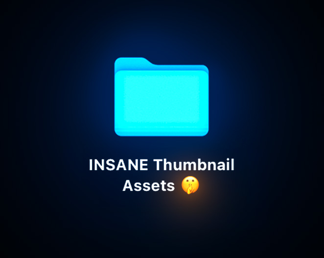 I made the Best Thumbnail Assets Folder😈(V.3) 📩 Sending the link to everyone who Likes, Retweets, and comments 'i need this' (Must be following me 🤝)