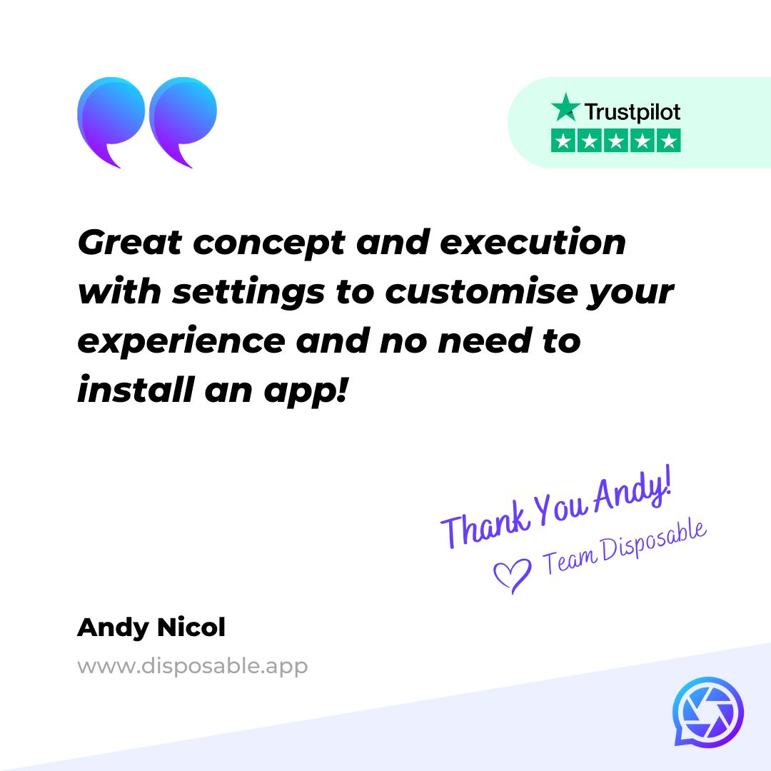 disposable_app's tweet photo. Visit https://t.co/pwTrD8lDVi for a seamless experience, no app required! Save storage space and enjoy all the features on our website. Join the conversation with #NoAppNeeded and #DisposableApp. https://t.co/bn2gfXfusZ