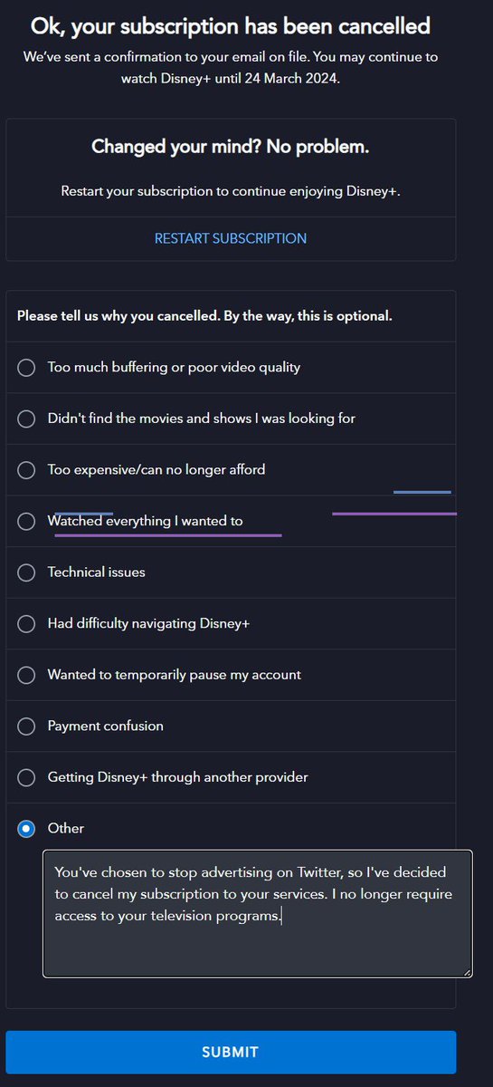 HussainShafiei's tweet photo. Message to @Disney #FuckYouBOB 

You've chosen to stop advertising on @X to muzzle @elonmusk , so I've decided to cancel my subscription to your services. I no longer require access to your television programs.

Let’s get this hashtag trending 

#CancelDisney https://t.co/4UUfTuqkXt