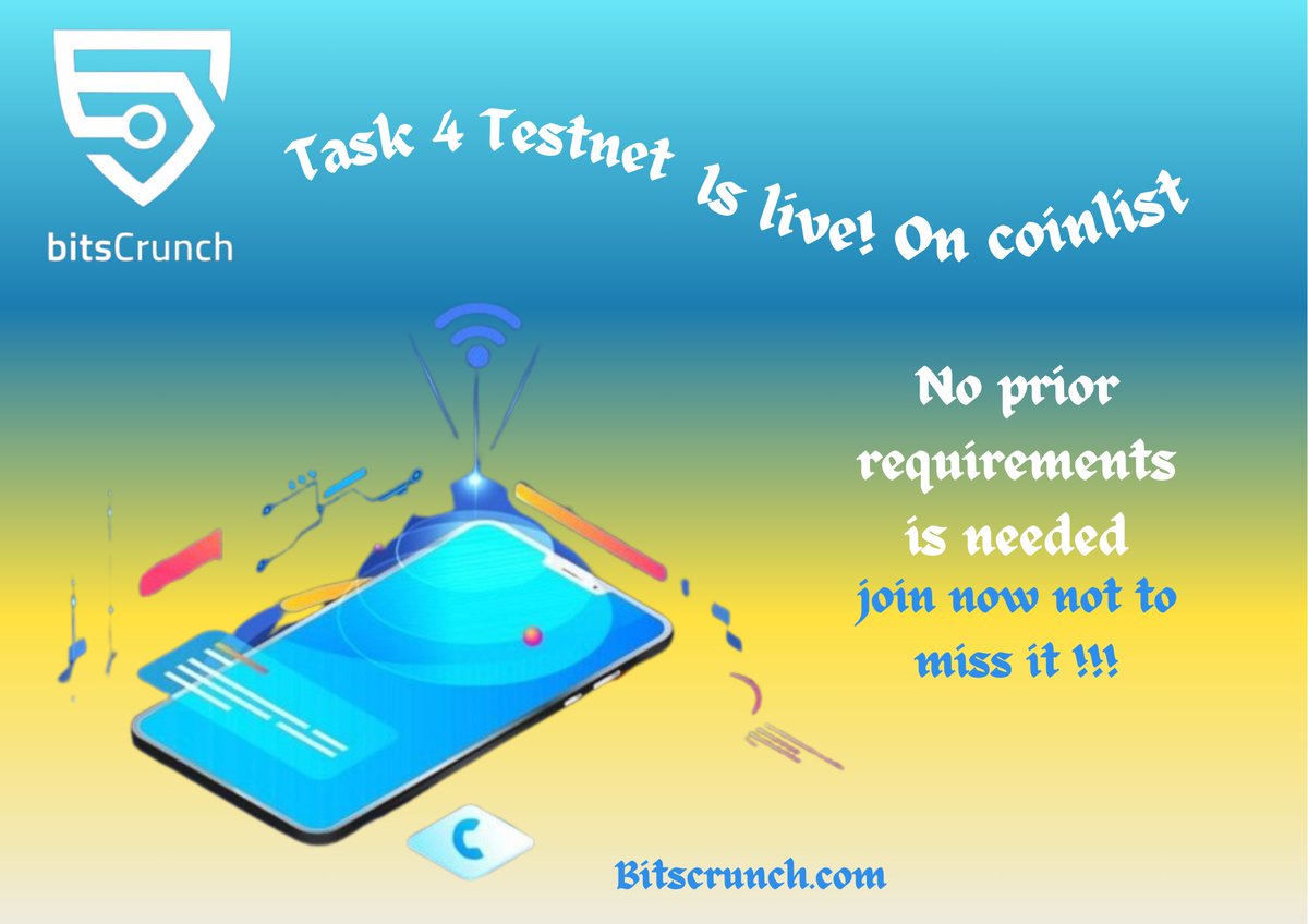 Luckytlb1's tweet image. Become part of the bitsCrunch Network&apos;s Testnet! : Participate in easy tasks and stand a chance to earn up to 10.6M BCUT tokens. No previous tasks needed. Get started now! Link your wallet and visit the #Testnet Task page: x.com/bitsCrunch/sta… #task4 #bitscrunch #NFT