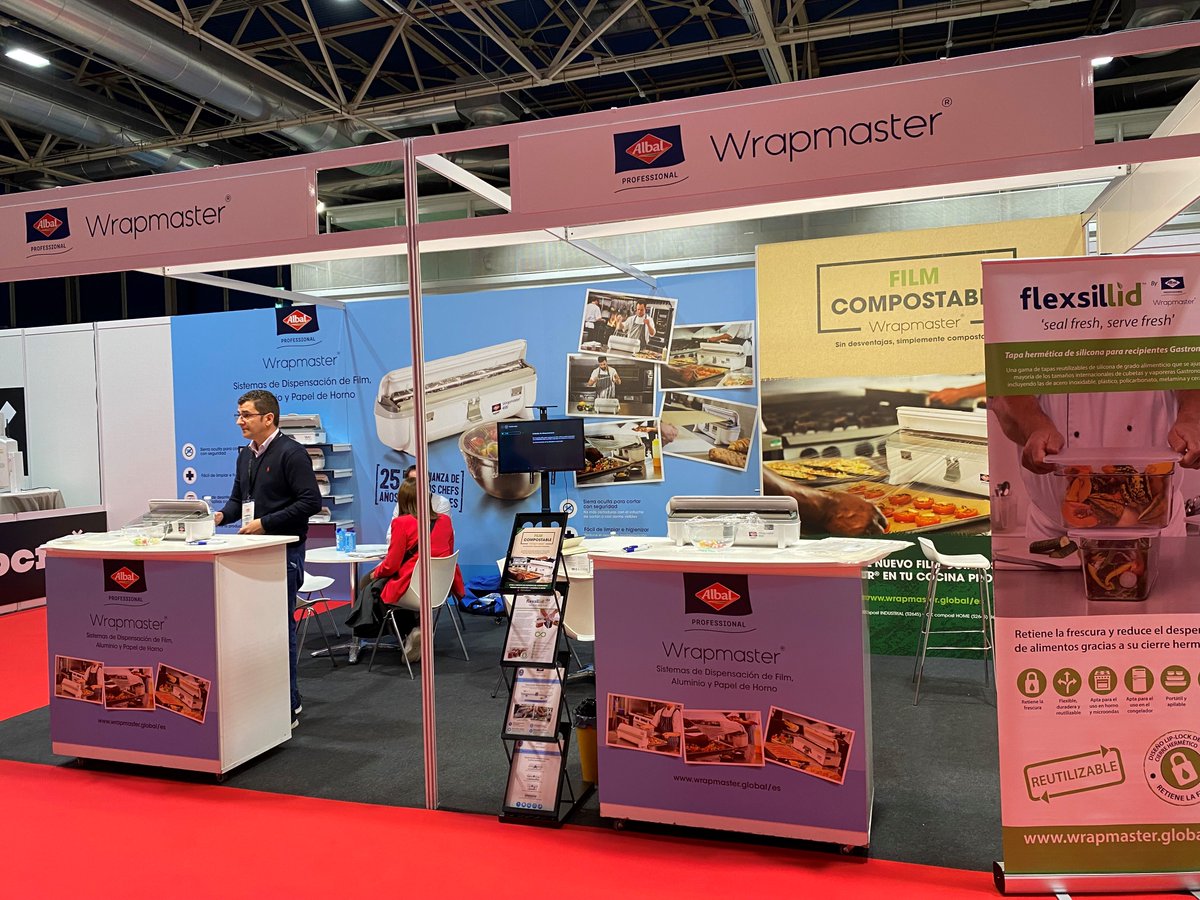 WrapmasterUK's tweet photo. It's Day 2 of the Madrid ExpoFoodservice 2023..
@RN_revista
✔️ Maintain hygiene easily
✔️ Reduce Waste
✔️ Save Money
Trusted by chefs for over 4 decades. Come and talk to us to learn more.
Stand 26
#Wrapmaster #expofoodservice23 https://t.co/lL4wYxRCZP
