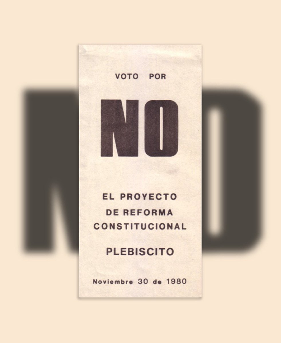Frente_Amplio's tweet image. Hace 43 años el pueblo dijo NO a la reforma que proponía legitimar la dictadura cívico militar.

Viva la democracia y viva la voluntad del pueblo uruguayo!