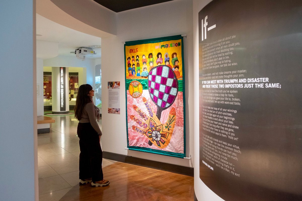 We installed Hand to Hand at Wimbledon Museum, an incredible tapestry created with our members and funded by the Wimbledon Foundation. This piece is part of a community-led project led by our colleague and artist Adalberto Lonardi in collaboration with Love to Learn. 

#KLSArt