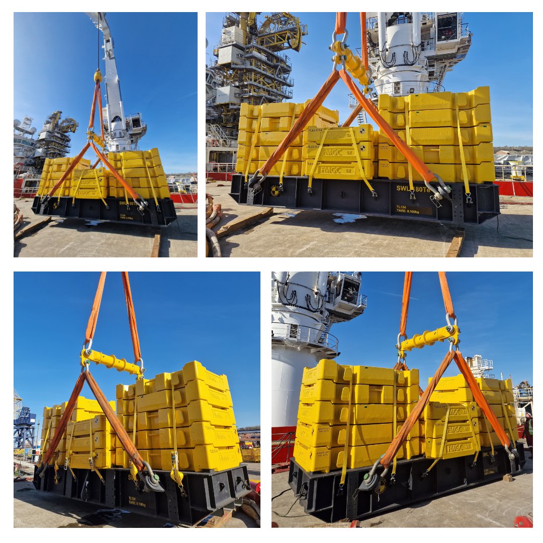 MODULIFTUK's tweet image. 💥MOD 110H In Action!💥

A Modulift Spreader Beam was used to carry out a lift for a national ship repair company in the Northeast of England. The primary goal of the lifting project was to re-calibrate a vessel crane.
pulse.ly/9bzaub7af4

#Modulift #MOD110 #TestandLift