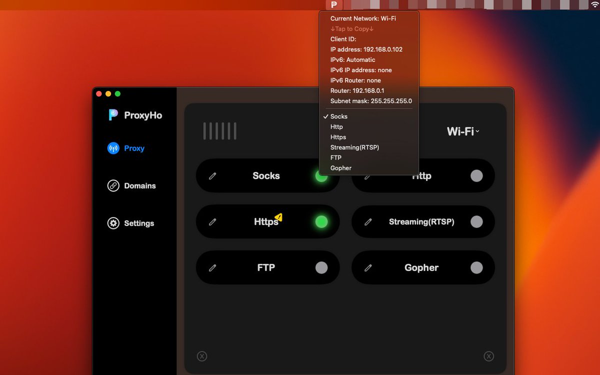 flamel78007733's tweet photo. Just rolled out a small update. Now you can copy web information directly from the menu bar. 🚀 

#developers #connect #proxy #proxyho #proxymanager #swift #swiftui #indiehackers https://t.co/zfKVmDzB1T