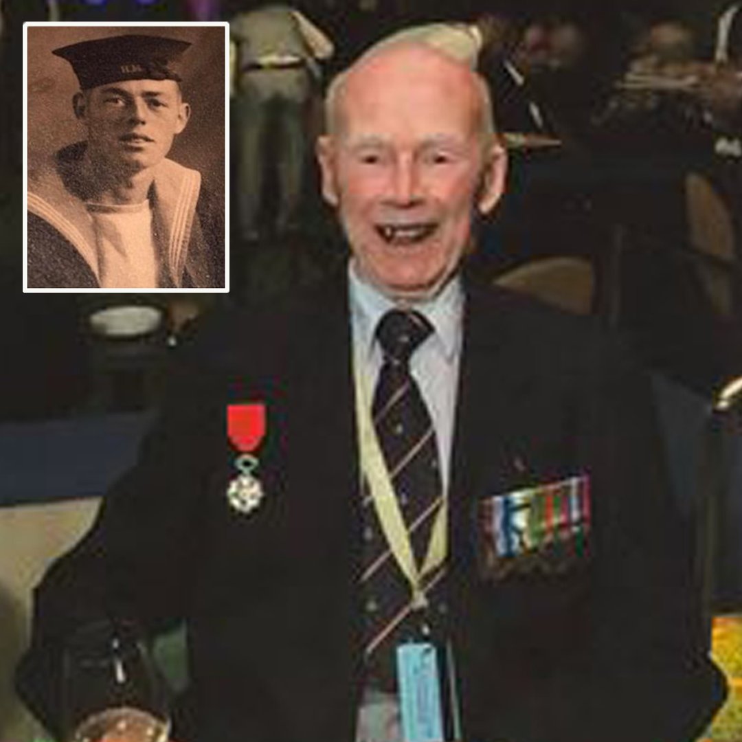 VeteransFdn's tweet photo. We pay tribute to D-Day veteran John Cross, Legion d'Honneur, who passed away peacefully at the age of 100. He bravely steered LCT422 - loaded with tanks &amp; crew - to Juno Beach, allowing the Allies' secret weapon, the "swimming tank" to succeed. We thank &amp; honour him 🕯️ https://t.co/nD9HdgTvuV