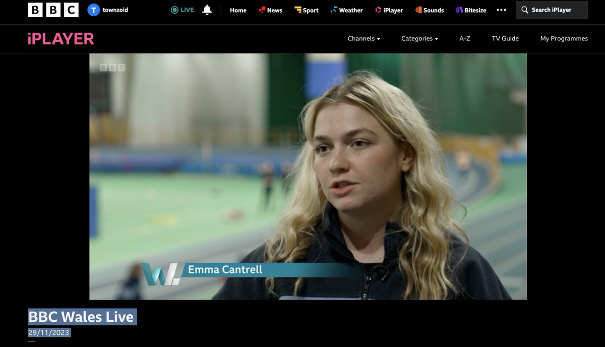 Make sure you jump on the @BBCiPlayer to catch the excellent piece on #BBCWalesLive about concussion in Women's Rugby. Presented by @palmer_anna12 it features @cardiffmet @IzzyMoorePhD & our #SportMedia student EC Cantrell, who is also @cmetwrfc1 club captain & Media Lead.