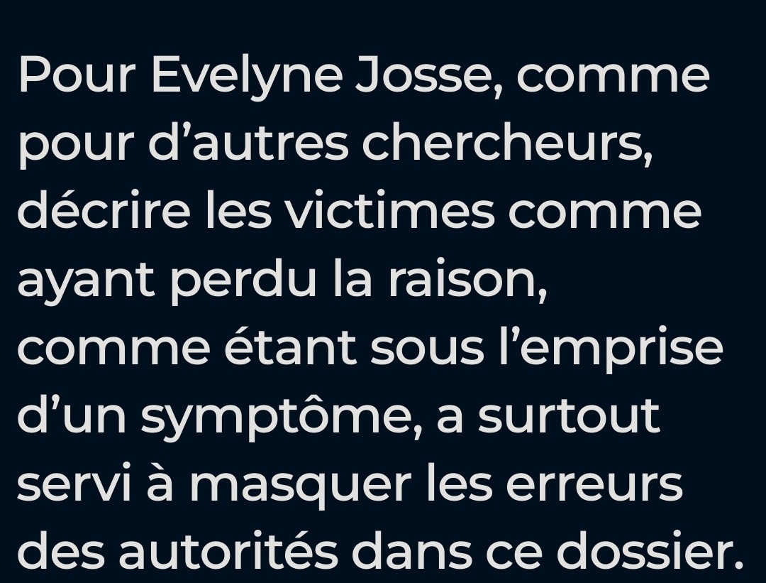 @Elvis5HT3 Le syndrome de Stockholm est une invention. C'est connu dans le monde de la psychiatrie depuis une vingtaine d'années. Le psychiatre a menti et créé de toute pièces ce syndrome pour masquer le fiasco de la police lors de la prise d'otages .le chef de la police et le psychiatre