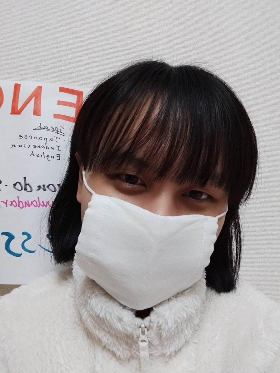配信見てくれてありがとうございました!! 本日でガーゼマスク付けるの
