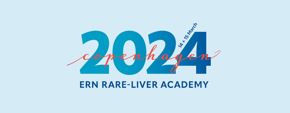 📢Don't miss out on our #ERNRareLiverAcademy 🎯 14 + 15 March 2024 in Copenhagen.🇩🇰 📅 Send your application until 15 December. 📧ERN.rareliver@uke.de @ERN_RARE_LIVER offers up to 20 places to young fellows in the field of hepatology. 🔗rare-liver.eu/ern-rare-liver… #Livertwitter
