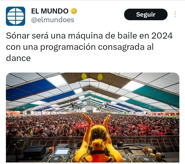 Docstock80's tweet photo. Está bien, porque hasta ahora el Sónar se caracterizaba por la zarzuela y el tango. https://t.co/EfBsQVfDXN