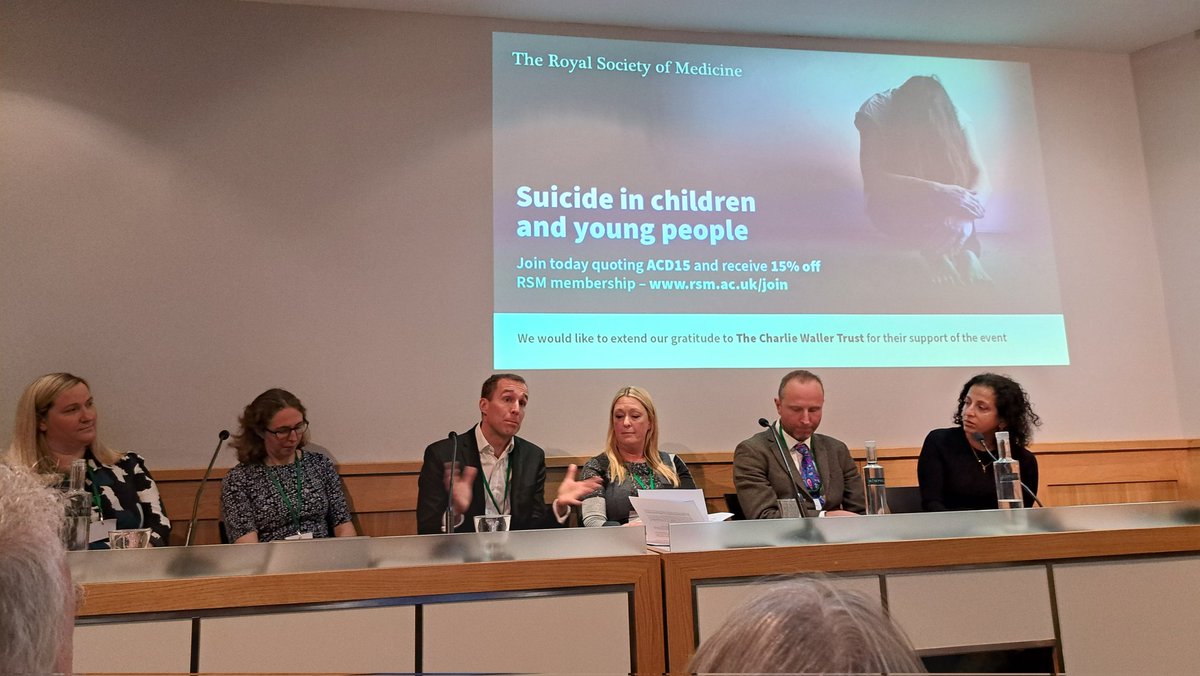 Katie Endacott (@katie_endacott) on Twitter photo A very insightful, informative, & useful conference today with <a href="/RoySocMed/">The Royal Society of Medicine</a> looking at suicide in children and young people. Thank you for bringing together so many brilliant speakers & panellists. Space for listening is vital.
#Suicide #Listening #Belonging #PeerSupport #Students A very insightful, informative, & useful conference today with <a href="/RoySocMed/">The Royal Society of Medicine</a> looking at suicide in children and young people. Thank you for bringing together so many brilliant speakers & panellists. Space for listening is vital.
#Suicide #Listening #Belonging #PeerSupport #Students