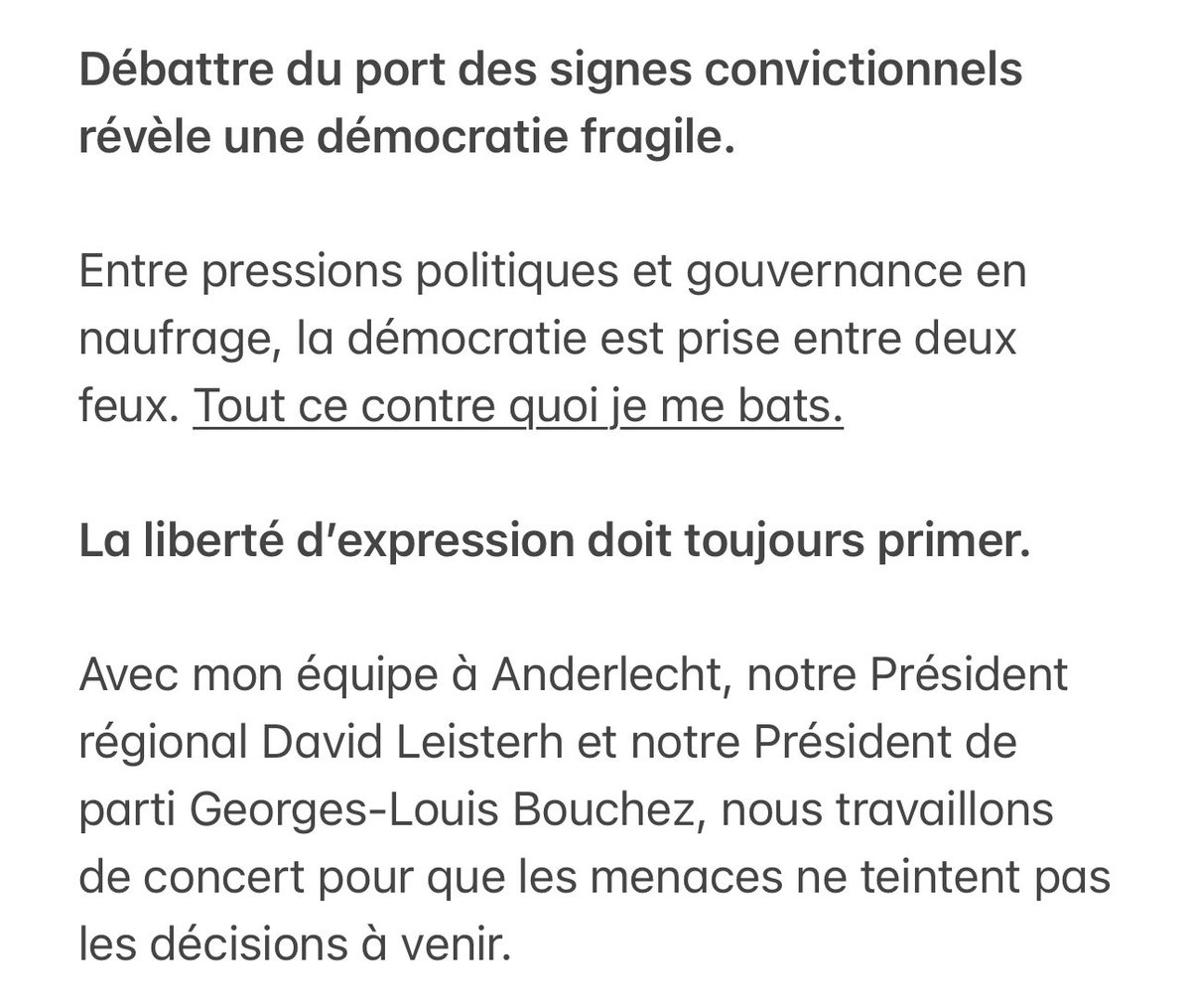 #Anderlecht #signeconvictionnel #neutralité #laïcité @LeisterhDavid @GLBouchez #fierdetreliberal