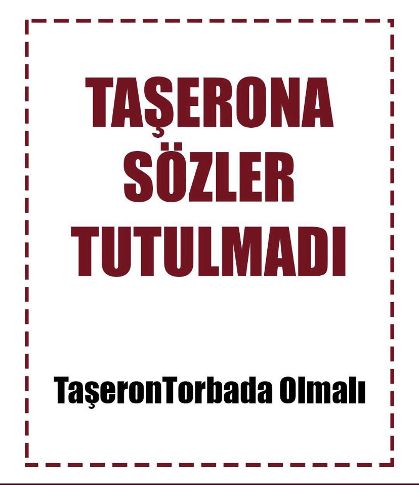 Taşerona verilen sözler yerine getirilmedi. Haklarını arayan emekçilerin mağduriyetleri biran önce giderilmeli.

TaşeronTorbada Olmalı