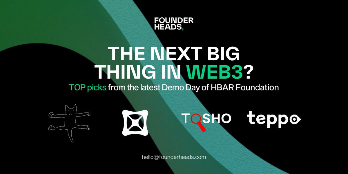 We're looking out for fabulous early-stage projects in #web3 so you don't have to. 💎

We got a look at <a href="/hedera/">Hedera</a>'s and @HBAR_foundation's demo day last week. 👀

Here are our top 4 picks to keep an eye on! 🧵