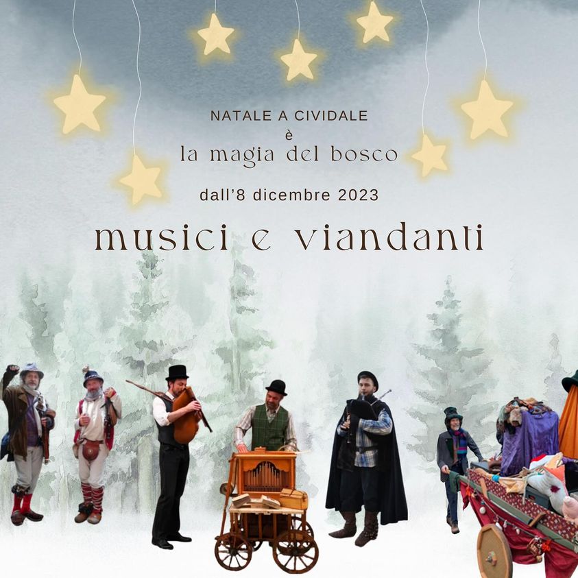 La magia del #Natale a #Cividale è...la Magia del Bosco
✨🌲✨ Viandanti, pastori e mercanti per le vie della città✨🌲✨

bit.ly/47zpk6E

#fvglive #iosonofvg
