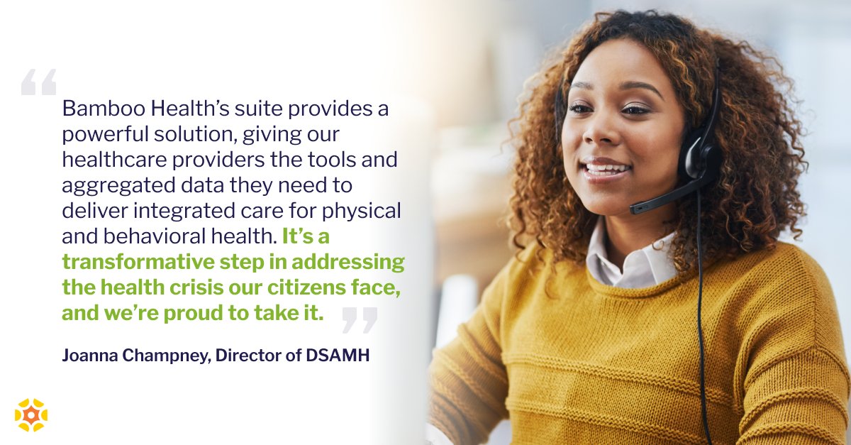 Delaware has partnered with @BambooHLTH to implement its Behavioral Health Care Coordination Suite DTRN360, integrating several key solutions in one platform to bridge the gap between behavioral and physical health. Read bit.ly/3sckKeW to learn more.