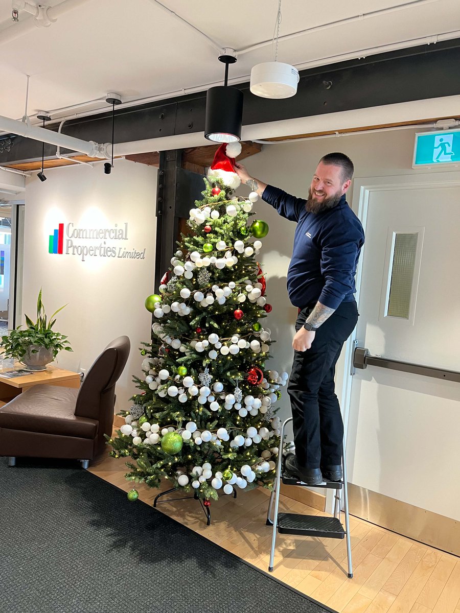 CPLProperties's tweet photo. Holiday decorating fun at the CPL office today 🎄#OfficeFun #HolidaySeason #FeelingFestive https://t.co/8gpYPdzhUP