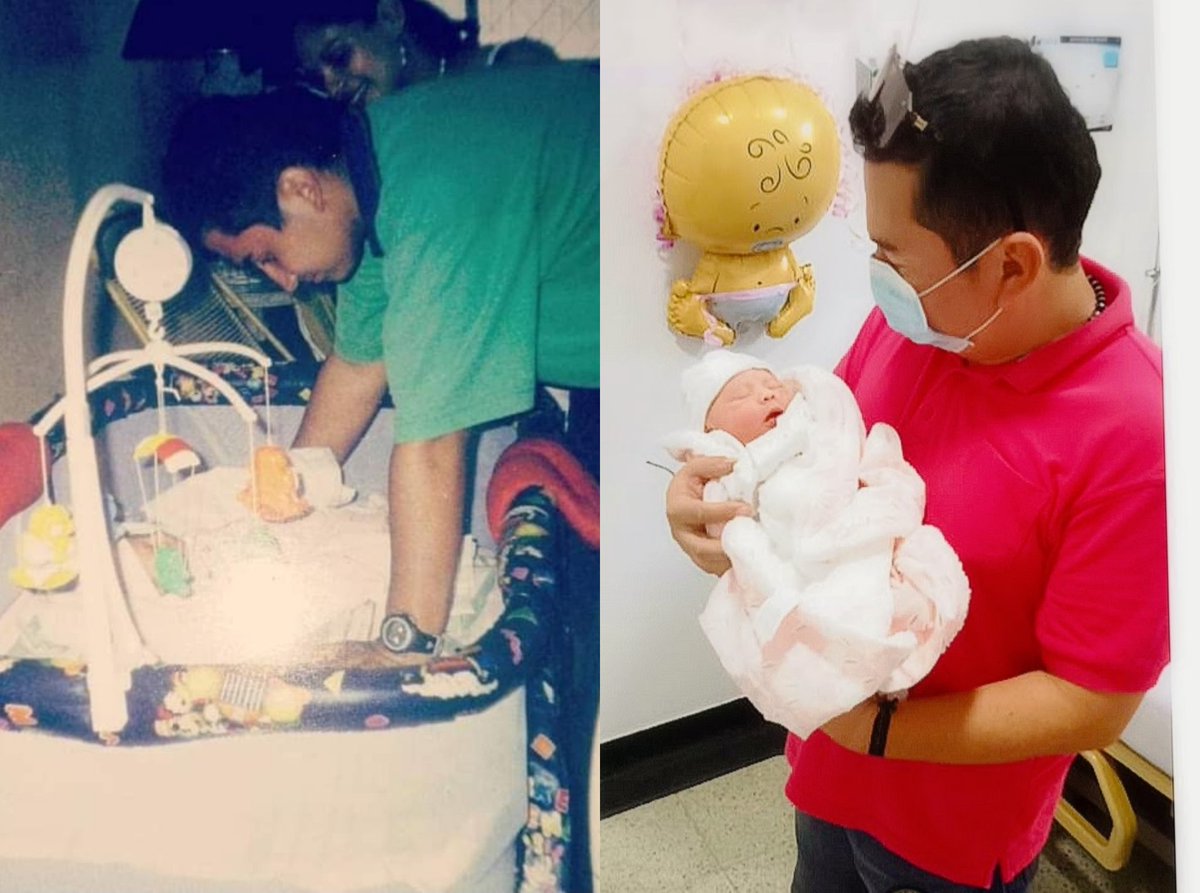 jhon_guarin's tweet photo. Mi #Tbt de hoy es de la primera vez que mire a Dannita y Maria Paula  #Mapu.
Dos Amores a Primera vista ❤

Solo 18 años de diferencia de cada foto.

Las Primas 👭🥰

#hija #sobrina #Primas #amorverdadero #papa #tio https://t.co/szpZ04eMuX