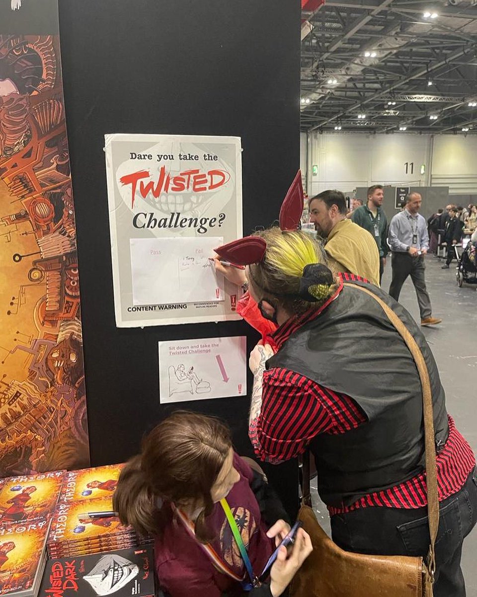 NGTwistedComics's tweet photo. Excited for @MCMComicCon Birmingham! Catch us at booth P01 for some awesome goodies. Don't miss @TwistedNeil's panel on the live stage, happening on Sat, Dec 2, at 12:15 pm. See you there! 🎉 #MCMComicCon #Birmingham #PanelAlert https://t.co/AfELSWGjCW