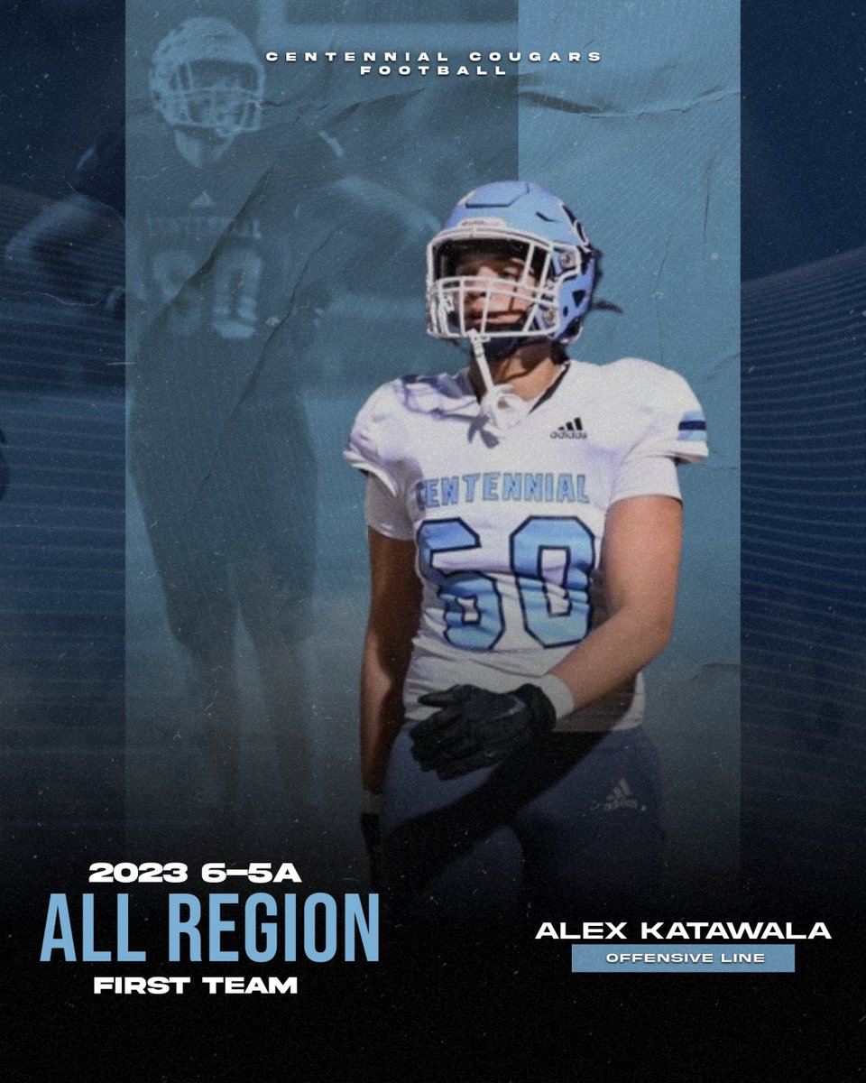 🔥🔷🔥🔷
Congratulations to Alex Katawala on being named All Region, 1stTeam. #Family