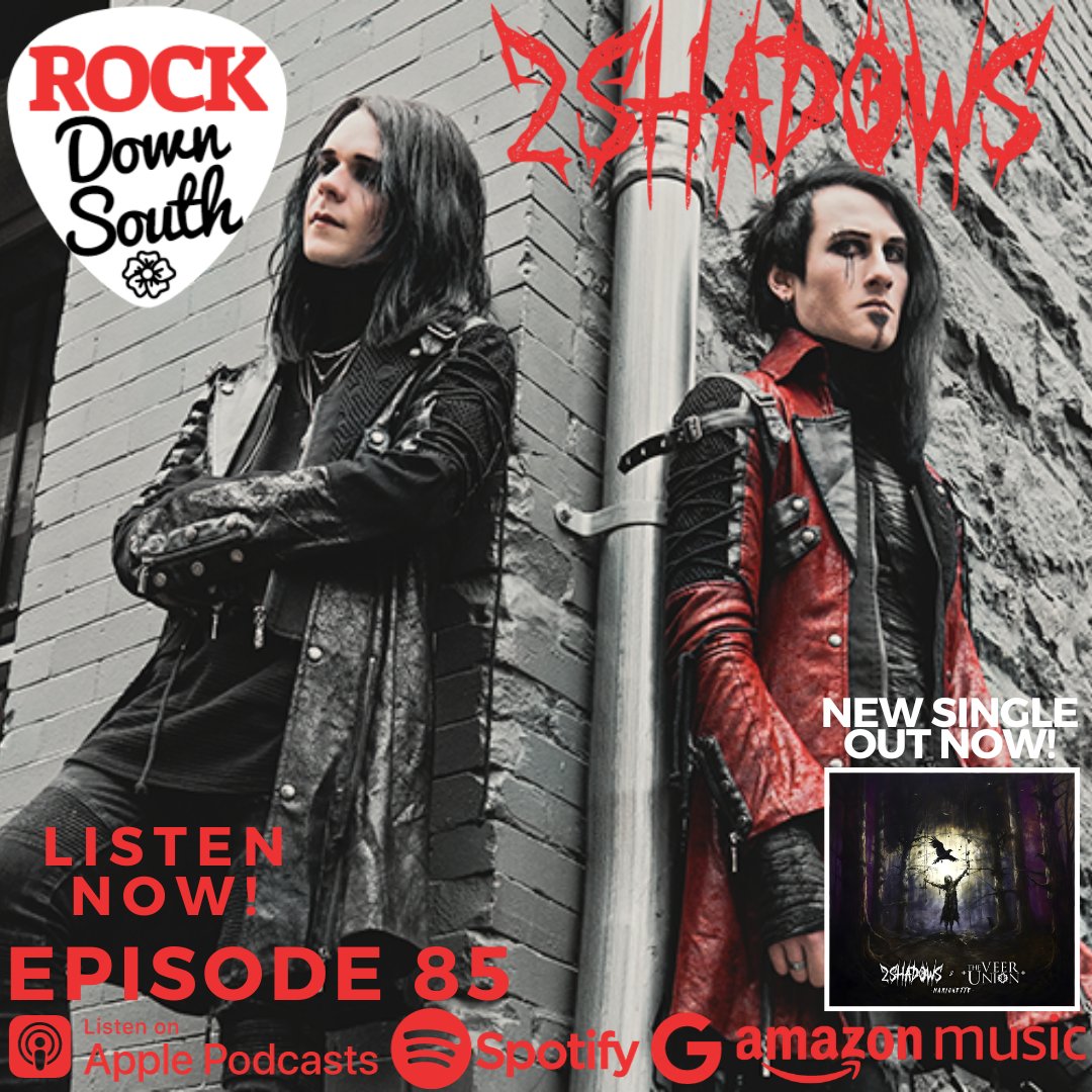 ROCKDOWNSOUTH's tweet image. LISTEN NOW! Killer new episode with Glen from 2 Shadows! We talk all about the new single "Marionette" and more! @2Shadowsband

#2shadows #rockdownsouth #rock #rocknroll #newalbum #hardrock #heavymetal #newrock #rockradio #rockinterview #newsong #activerock  #newsingle