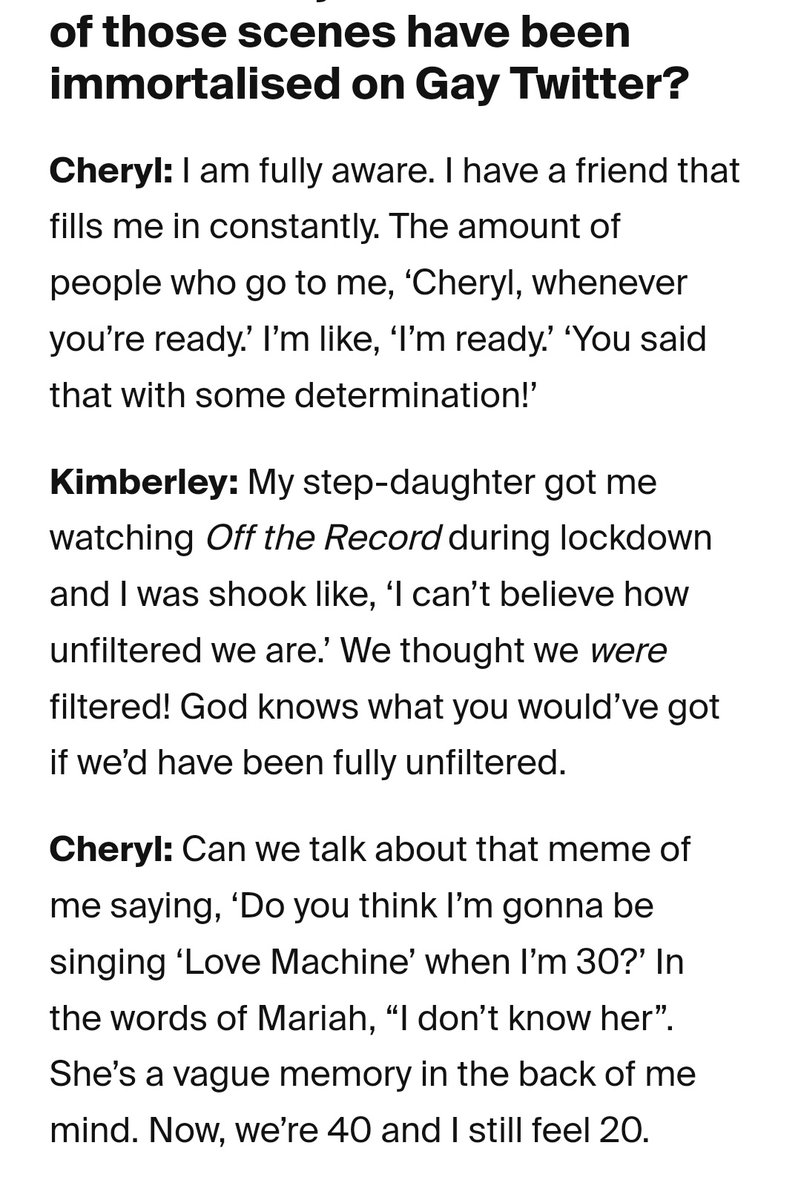 tuaisceartach's tweet photo. The Gay Times interview with Girls Aloud is sublime. https://t.co/2zEc0lMLpe