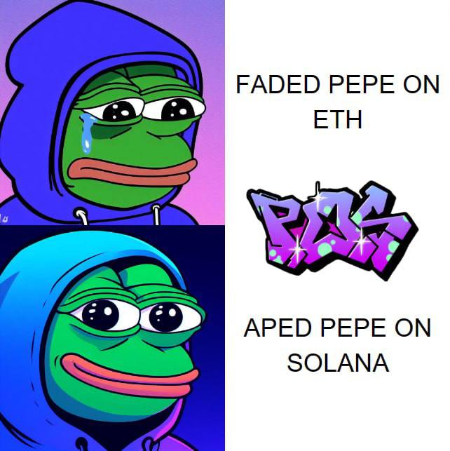 Ishmizzy420's tweet photo. Tired of looking and hunting $SOL plays! Come to $PEPE #PepeButSolana @traderpow @IcedKnife @SolanaMummy @SolanaLegend
EdNiGWbkBwmmz7uhtdY3DqKZn1n5m1c61uLVgvXYZWGS
https://t.co/URJXZbFMak
https://t.co/U0dlYLZisA
#PepeButSol #PepeOnSol #PepeSolana #PepeOnSolana #PepeButSolana https://t.co/aF9bKjCFpI