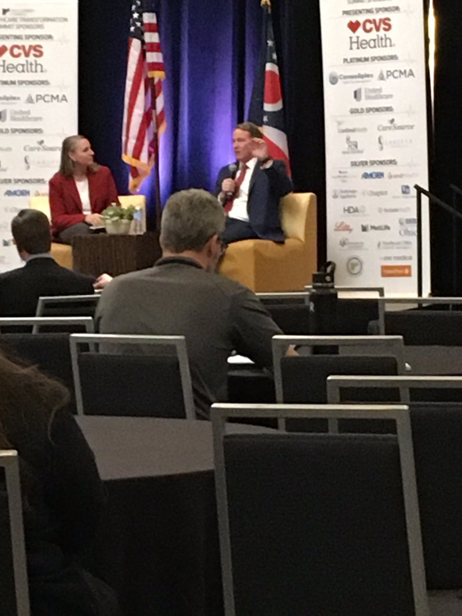 Lt. Governor Jon Husted talks about addressing workforce challenges at the Ohio Chamber of Commerce “Healthcare Transformation Summit.”