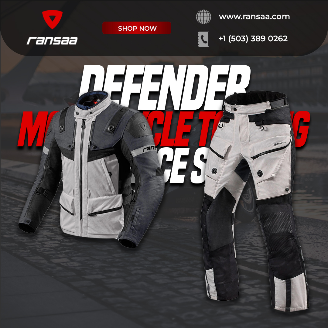 ransaa_official's tweet photo. The Defender Men's Motorcycle Waterproof Textile 2-Piece #RidingSuit is a stylish way to protect yourself from the weather.

Shop Now:

https://t.co/dDq0akXyfu

#motorcycletouring #motorcyclegear #rideinstyle #riderprotection #adventureready #waterproofridingjacket #roadwarrior https://t.co/aRDl5rd4so