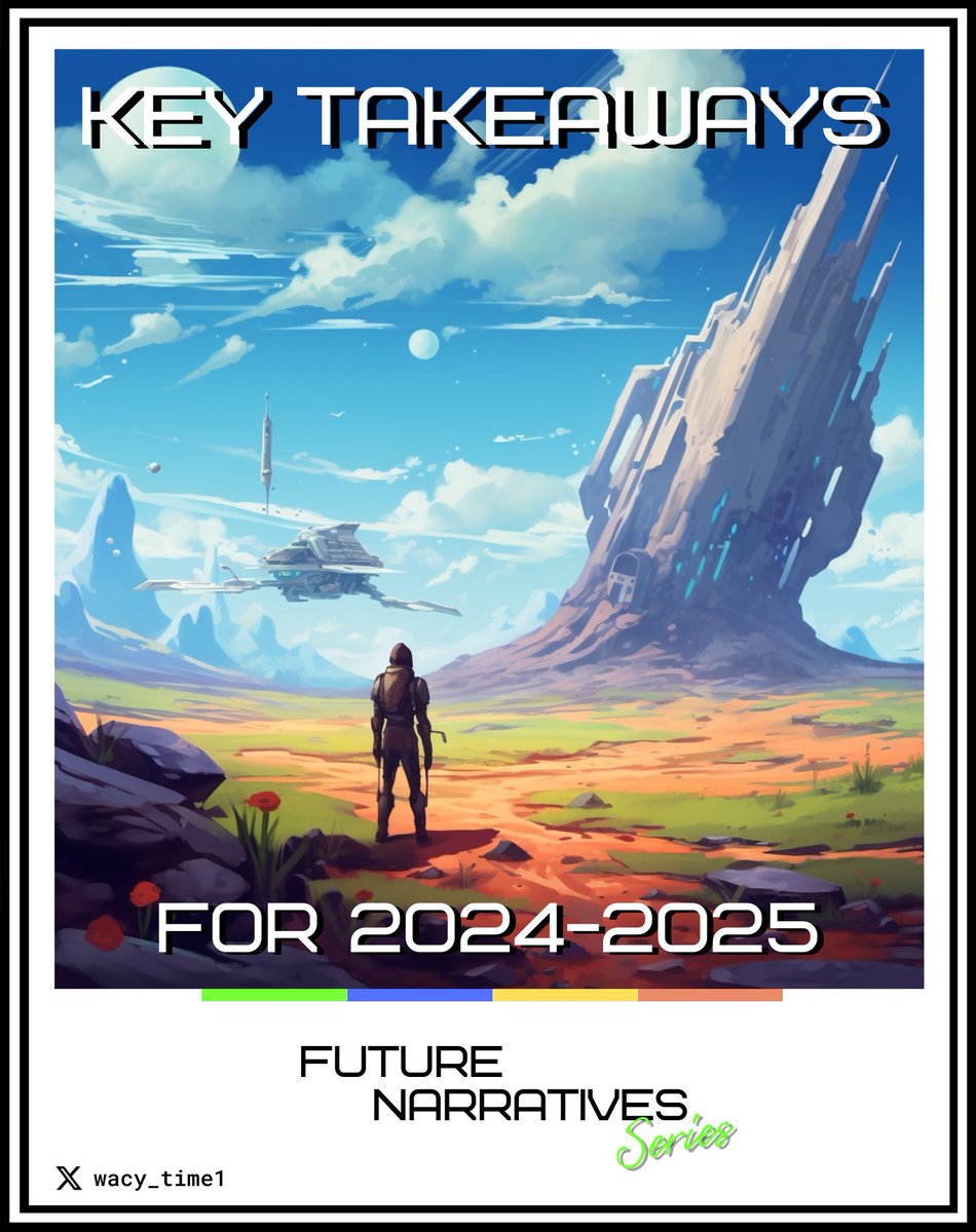 The next bull market could be the final massive hyper-growth phase in crypto.

In the past bulls, I lacked experience and was only able to boost my portfolio to ~$270,000.

Now, my goal is to increase that sum by over tenfold.

My key takeaways for 2024-2025. Mega🧵⬇️