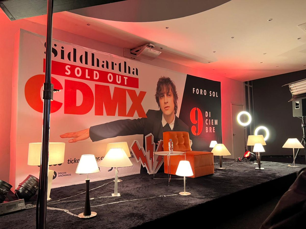 Conferencia de Prensa 📷 <a href="/IamSiddhartha/">Siddhartha</a>

#RockxMéxico