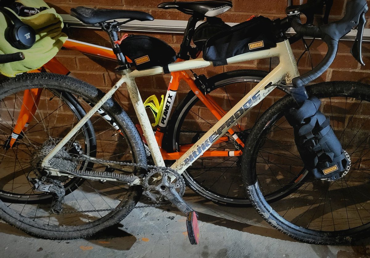 arryorourke's tweet photo. @AbsoluteGravel @UKMTB_Chat @UKCycleChat the bags are starting to be added 🤣🤣 #bikepacking #ReStrap @RestrapLTD https://t.co/Fy9UQw5Ag2