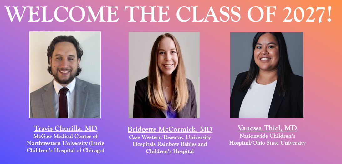 We’re so excited to welcome 3 amazing new fellows to our program @LurieChildrens @NU_Nephrology next year! The future of pediatric nephrology is bright!! @ASPNeph