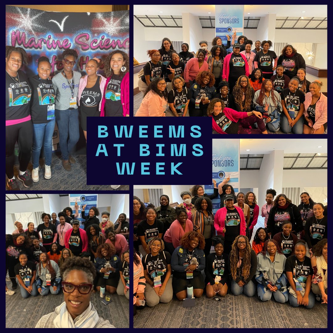 There is something truly magical about being surrounded by people who understand, support, and uplift you. And that is what makes organizations like BWEEMS and @BlackinMarSci so special. What is the best part of being a part of BWEEMS and BIMS? Let us know in the comments!