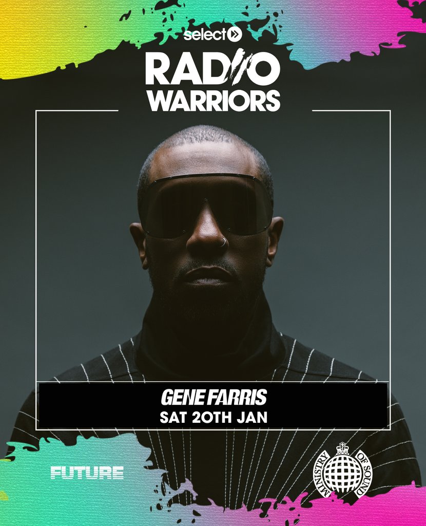 SelectRadioApp's tweet image. Chicago Fiyahhhh! 🔥⁠
⁠
The one and only @genefarris will be joining us direct from Chicago for our Radio Warriors 1st Birthday Party at @ministry_club on 20/01/24
⁠
Window for limited early bird tickets is now open!

⁠ministryofsound.com/club/events/20…

@thefutureldn