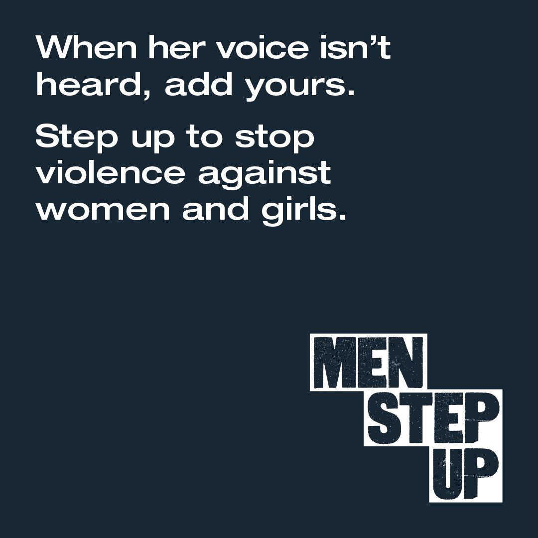 SY_VRU's tweet photo. 1 in 5 women are victims of sexual assault. If you see abuse happening take action to stop it by finding someone who can help. Find more ways you can step up on our website: https://t.co/P520ddo0XZ
#MenStepUp https://t.co/WFbr9sK7HG